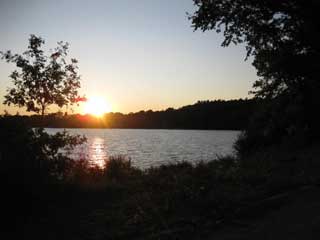 Sunrise on Lake Allegan